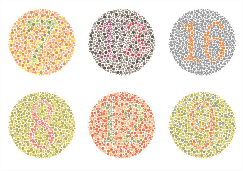 Synstest for fargeblindhet